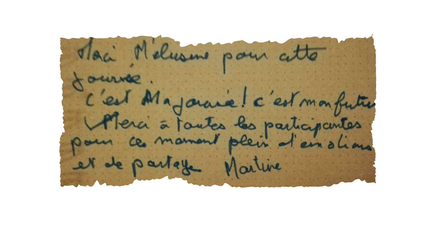Message livre d or martine